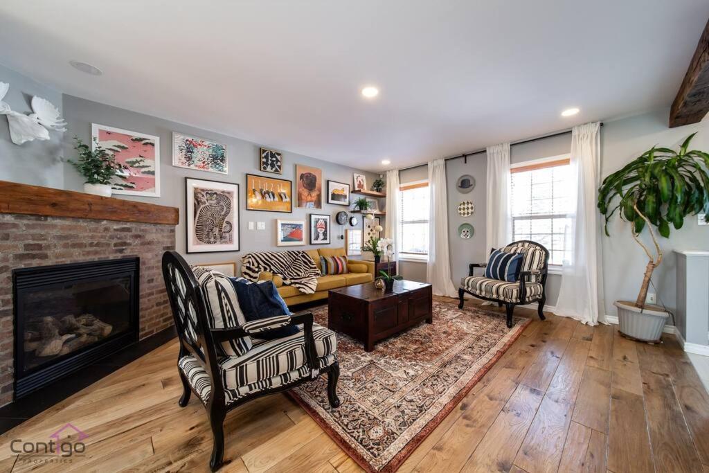 Stylish Euro Vibes Home, Small Gym, Ac, Yard, Office Holiday home *